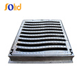 Heavy duty DI cast iron square manhole cover floor drain grating drainage frame channels